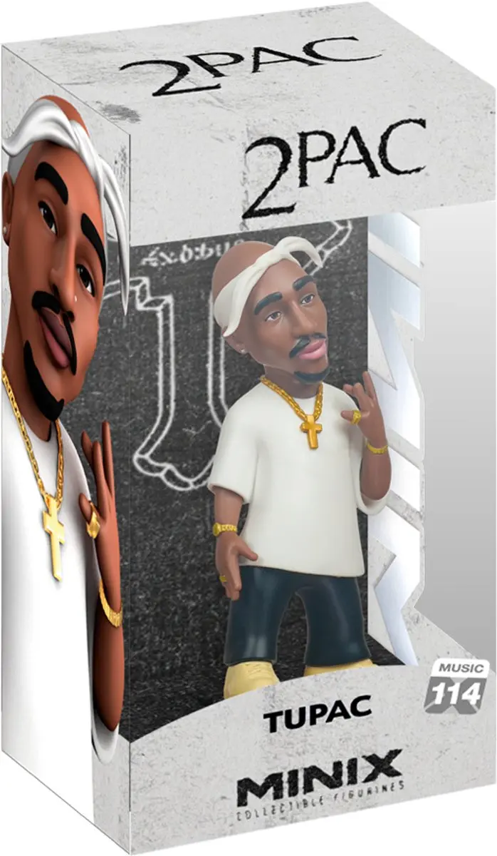 MINIX Tupac Shakur Comics Figuur 12cm - afbeelding 3 van 6