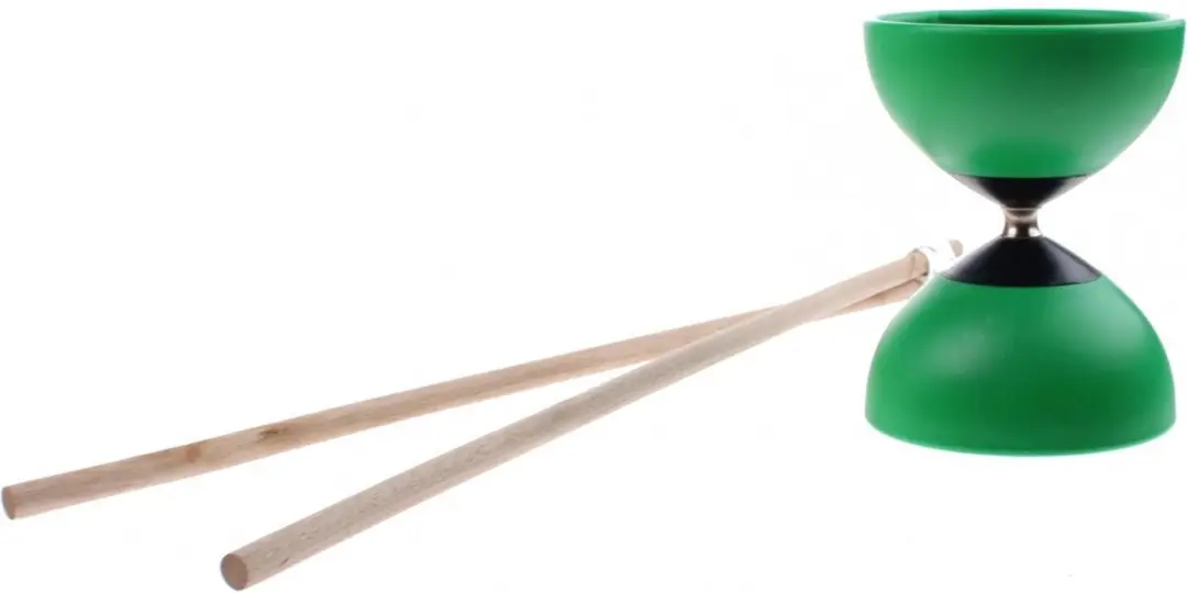 Johntoy Diabolo met Houten Stokjes - Assorti - afbeelding 2 van 6