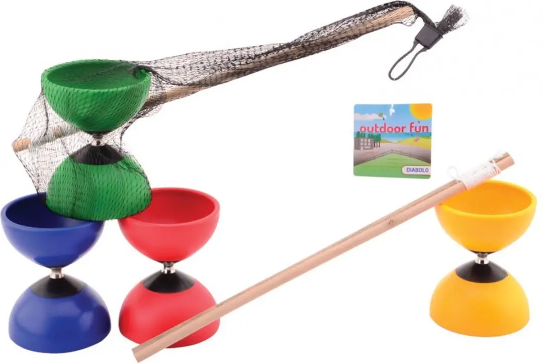 Johntoy Diabolo met Houten Stokjes
