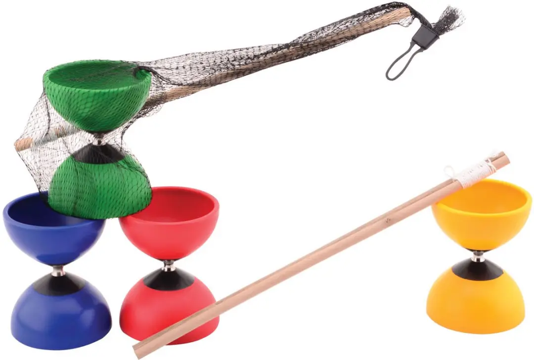 Johntoy Diabolo met Houten Stokjes - Assorti - afbeelding 4 van 6
