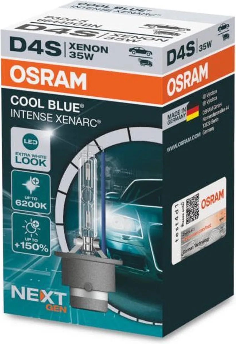 Osram Xenarc Cool Blue D4S Xenonlamp 35W - afbeelding 2 van 5