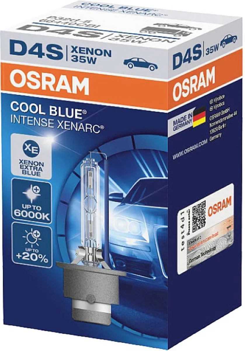 Osram Xenarc Cool Blue D4S Xenonlamp 35W - afbeelding 5 van 5