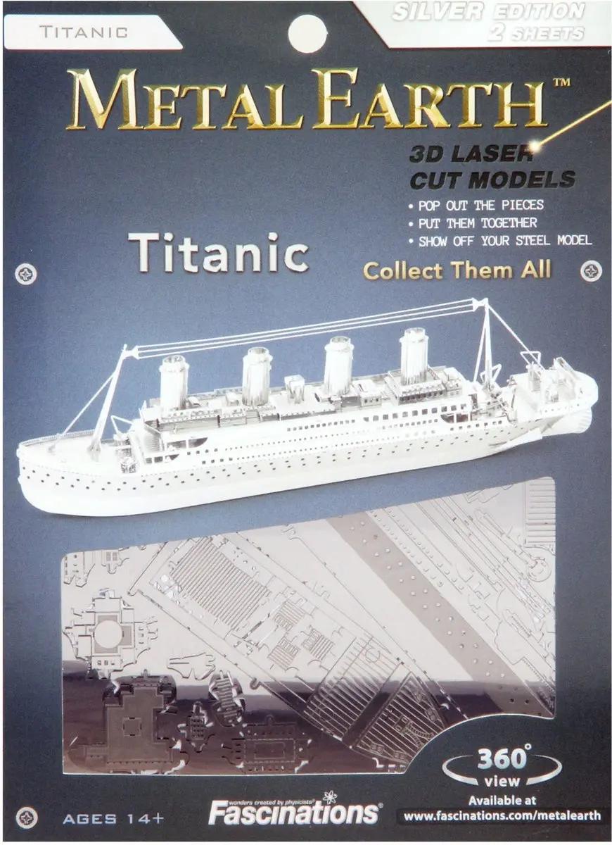 Metal Earth Titanic 3D Modelbouw Puzzel