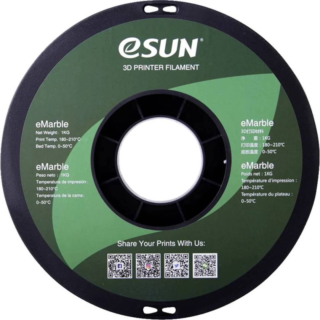 ESUN eMarble PLA Filament 1.75mm 1kg - Marmer