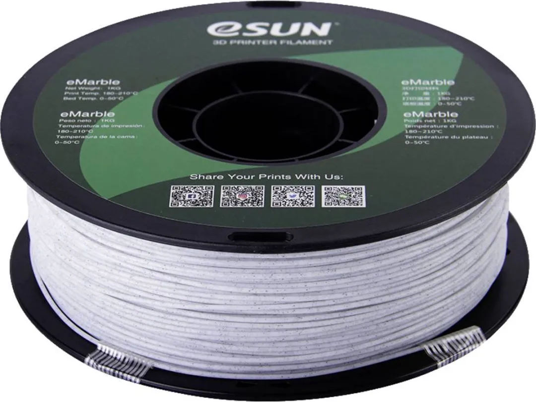 ESUN eMarble PLA Filament 1.75mm 1kg - Marmer