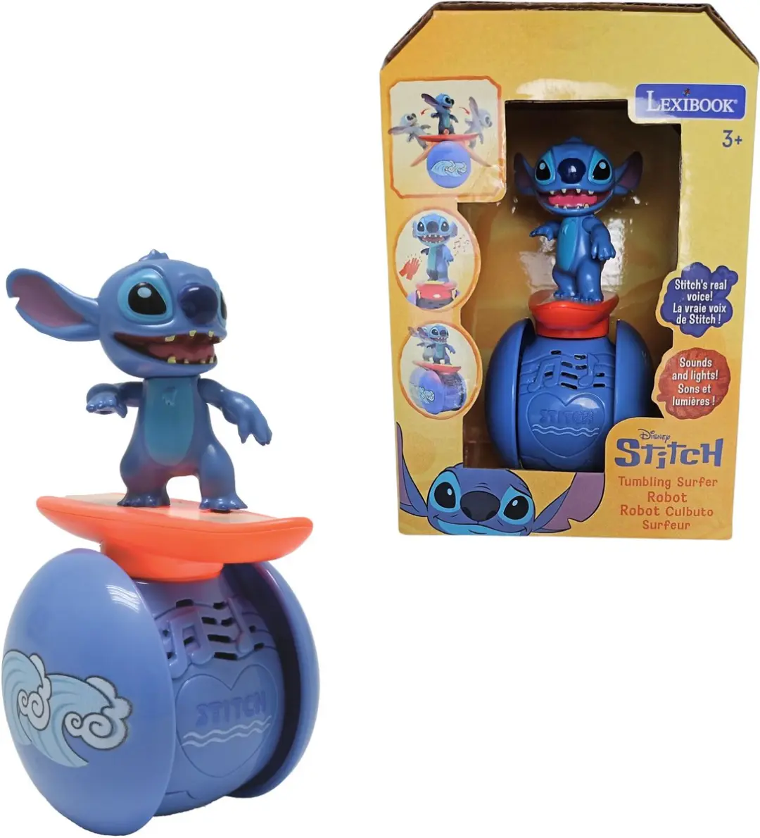 Lexibook Roller Surfer Stitch Eénwielig - Blauw - afbeelding 3 van 6