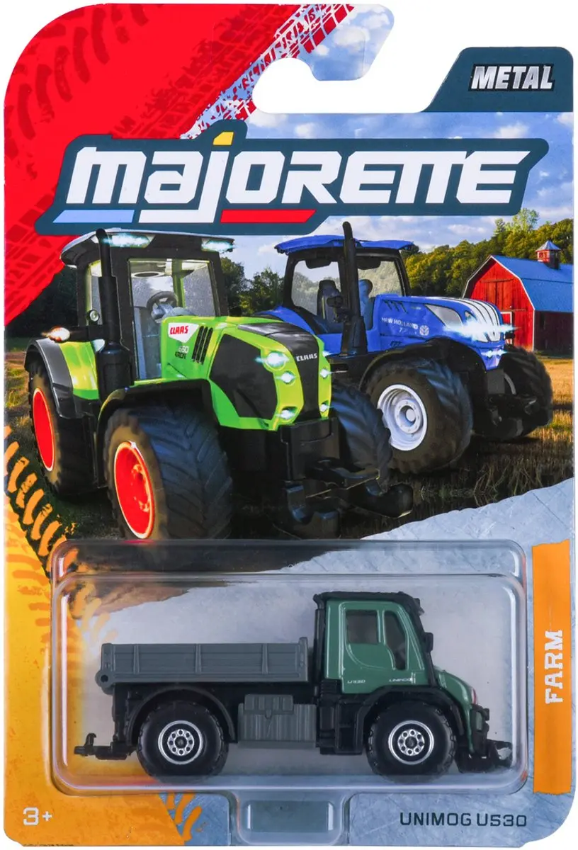 Majorette Unimog U530 Farm Premium - Groen/Grijs - afbeelding 3 van 3