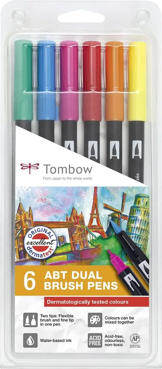 Tombow ABT Dual Brush tekenpennen