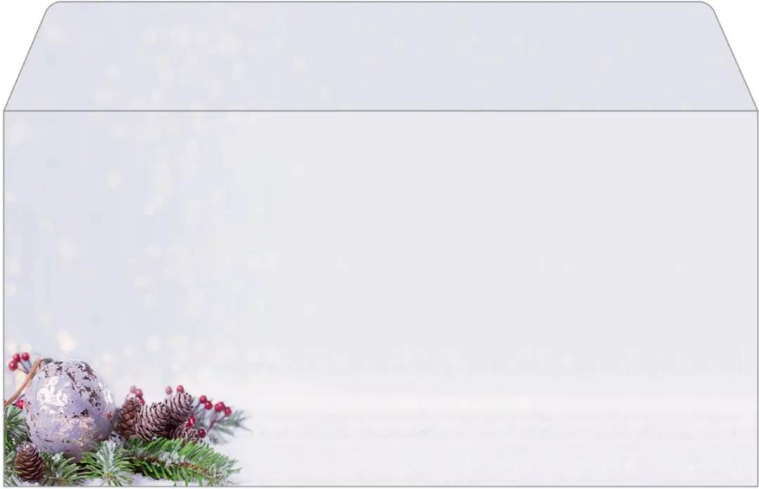 Sigel Kerstmotiefenvelop 'Charmante Kerst'