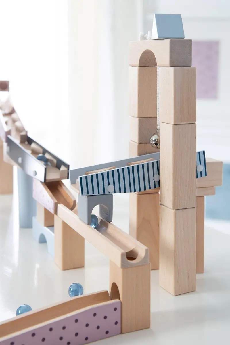 Roba Knikkerbaan Junior Hout/Glas 100-delig - afbeelding 6 van 6