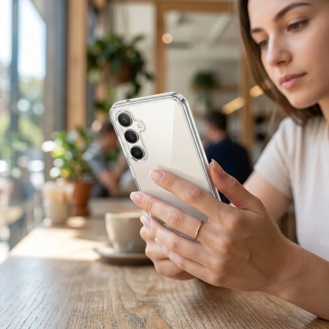 NUVEX TPU Hoesje Samsung Galaxy A17 - Transparant