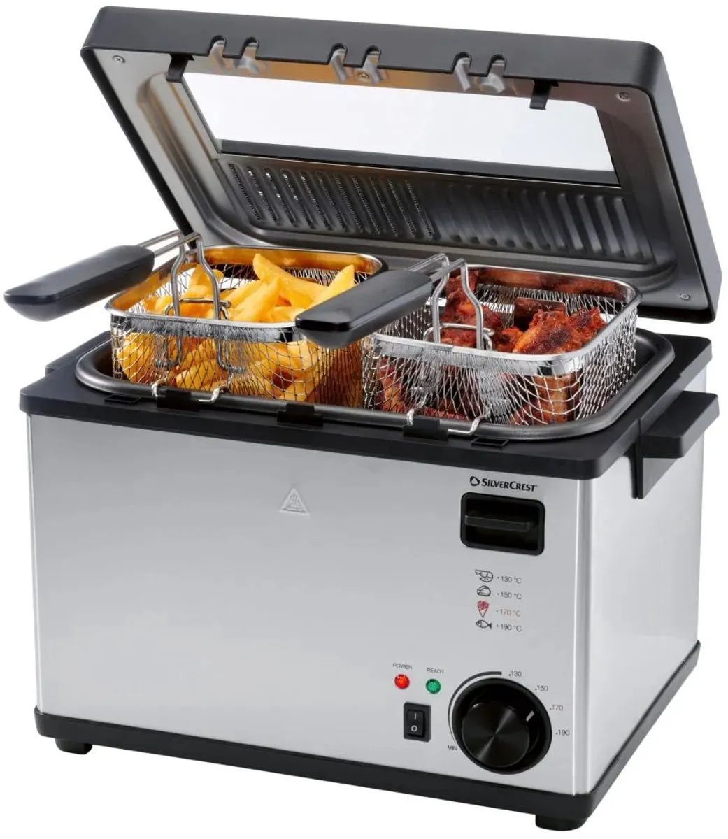 Silvercrest Friteuse 2000W - 3 Manden - 4,5L