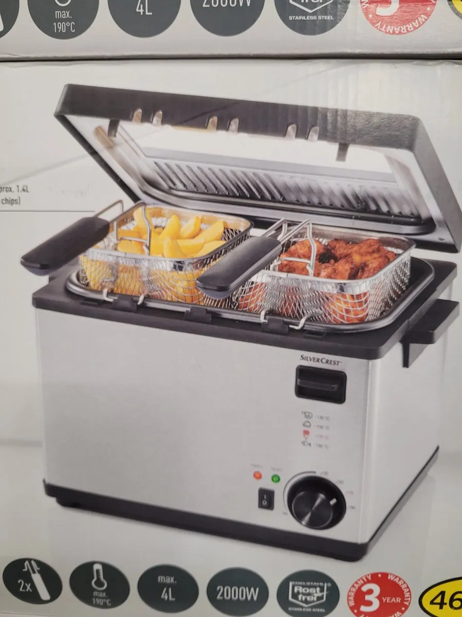 Silvercrest Friteuse 2000W - 3 Manden - 4,5L
