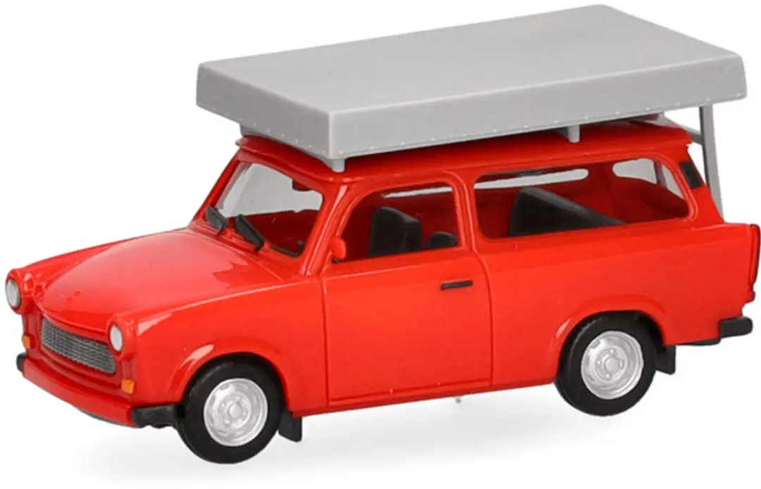 Trabant 601 S Universal + Daktent, Rood