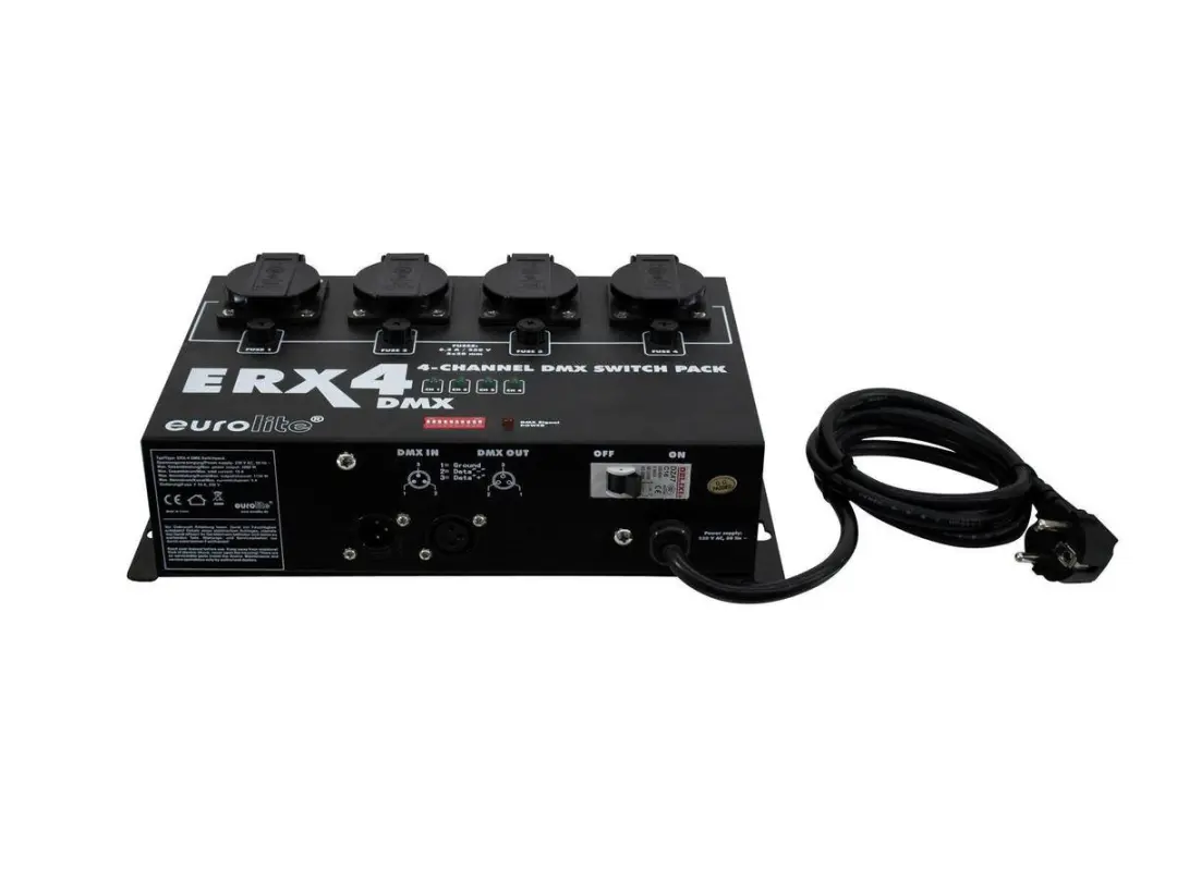 Eurolite ERX-4 DMX Switchpack 4-kanaal - afbeelding 4 van 5
