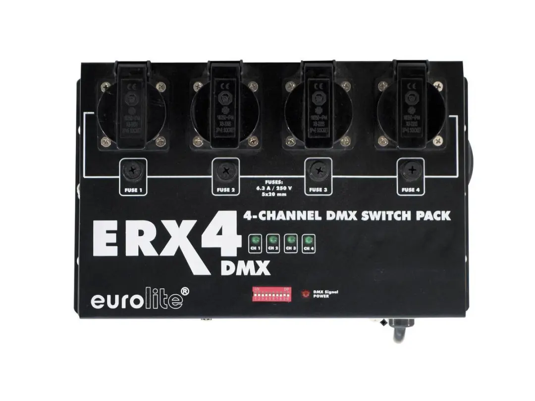 Eurolite ERX-4 DMX Switchpack 4-kanaal - afbeelding 5 van 5