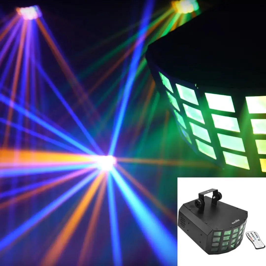 Eurolite LED D-2000 Beam Effect Discolamp - 5x 10W - afbeelding 4 van 4