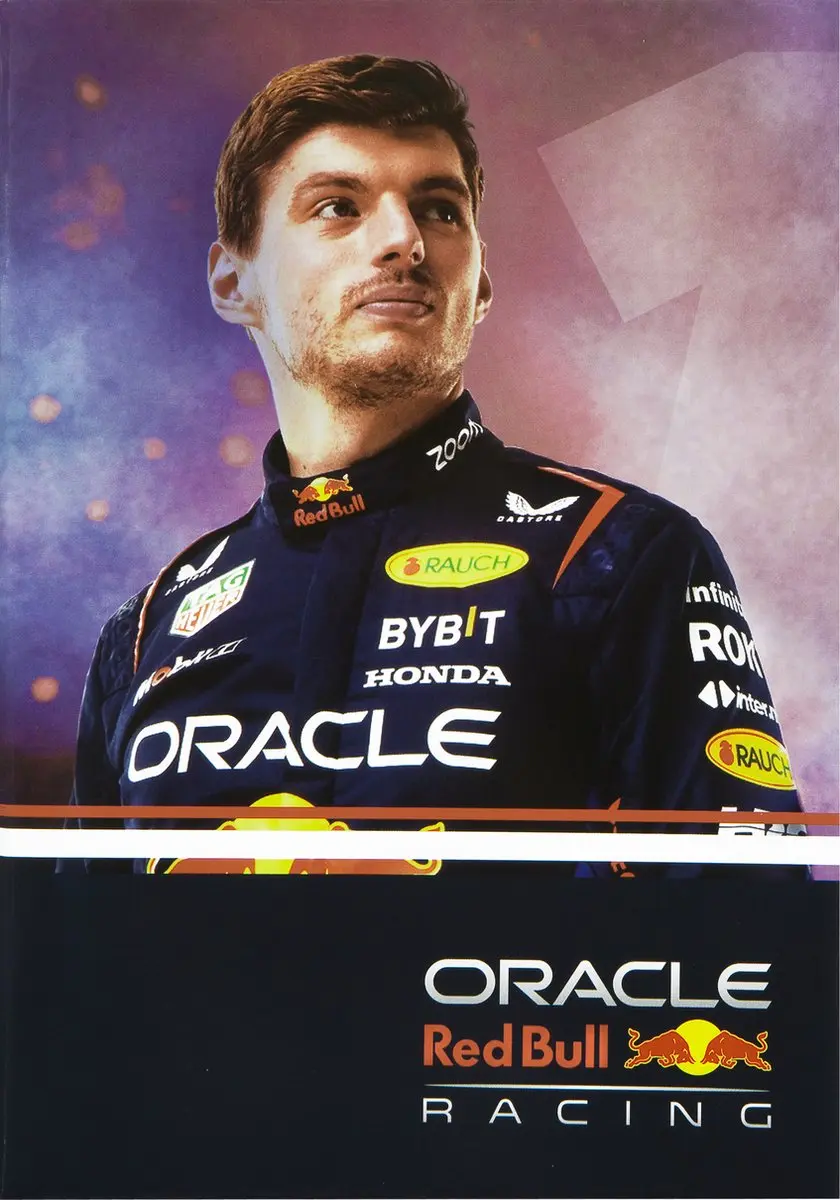 Red Bull Schriften A5 - Max Verstappen - afbeelding 3 van 4