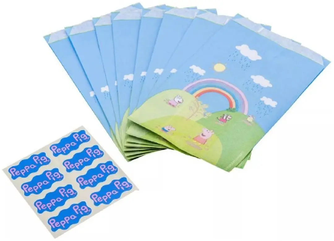 Dr. Oetker Papieren Cadeauzakjes & Stickers Peppa Pig pk/8