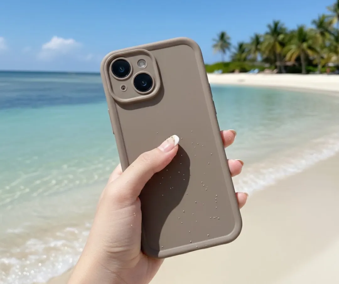 NUVEX iPhone 14 Hoesje 3 Stuks - Zwart/Beige/Bruin