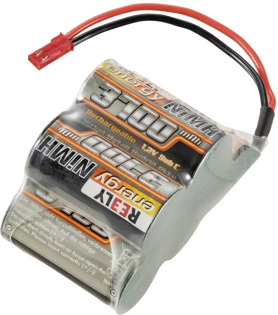 Reely NiMH Ontvangeraccu 6V 3700mAh Sub-C Hump BEC