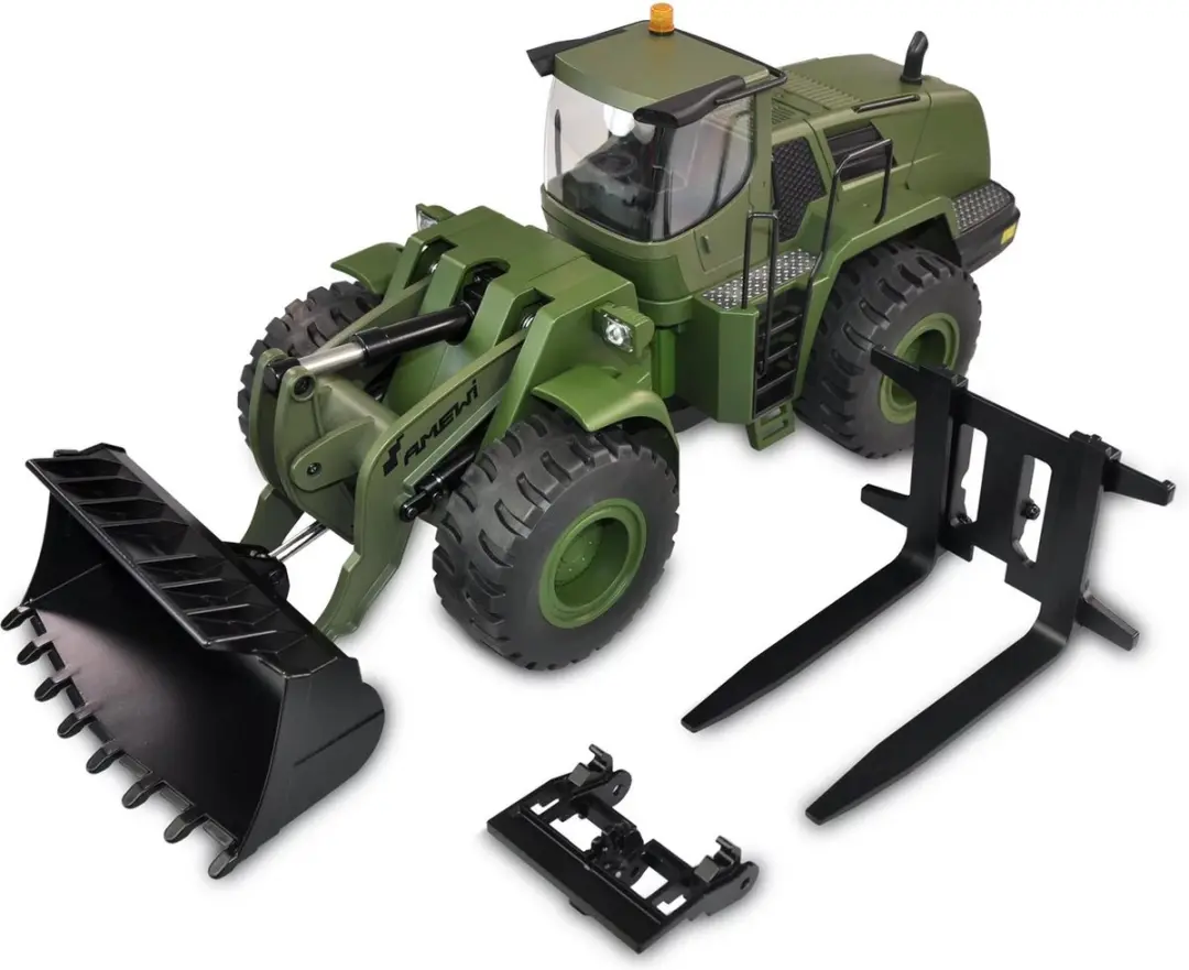 Amewi 22534 G485E 1:14 RC functiemodel - Zwart/Groen - afbeelding 4 van 6