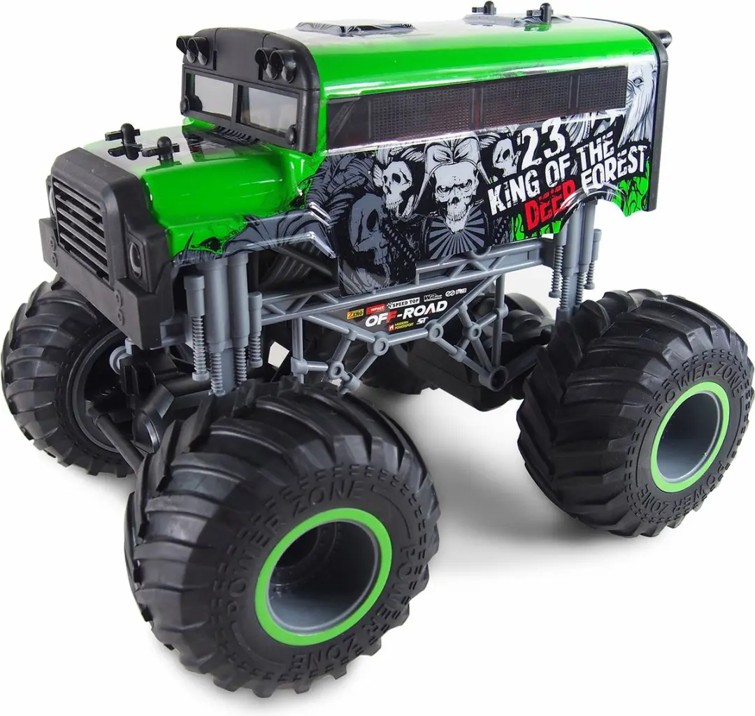 Amewi Crazy SchoolBus radiografisch bestuurbaar model Monstertruck Elektromotor