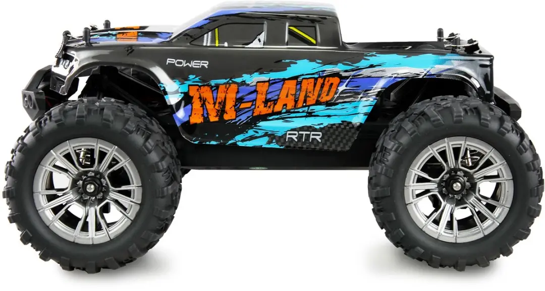 Amewi M-Land 22623 RC Monstertruck 1:16 - Blauw - afbeelding 4 van 6