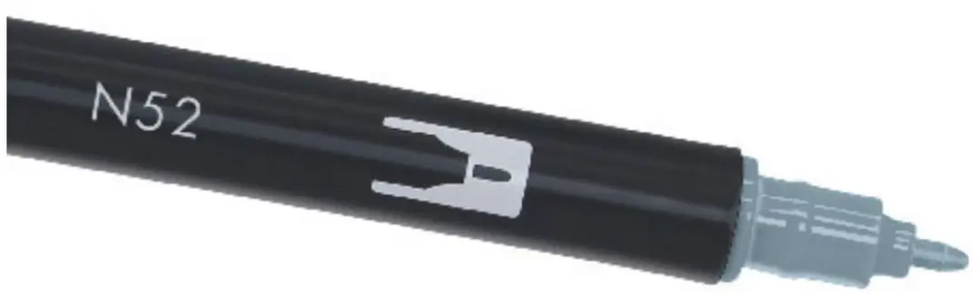 Tombow ABT Dual Brush Pen N52 - Cool Grey 8 - afbeelding 3 van 6