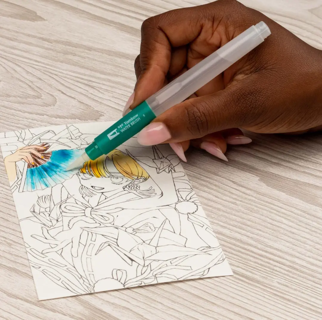 Tombow ABT Dual Brush Pen Manga Vogel Set - 6 Stuks - afbeelding 3 van 3