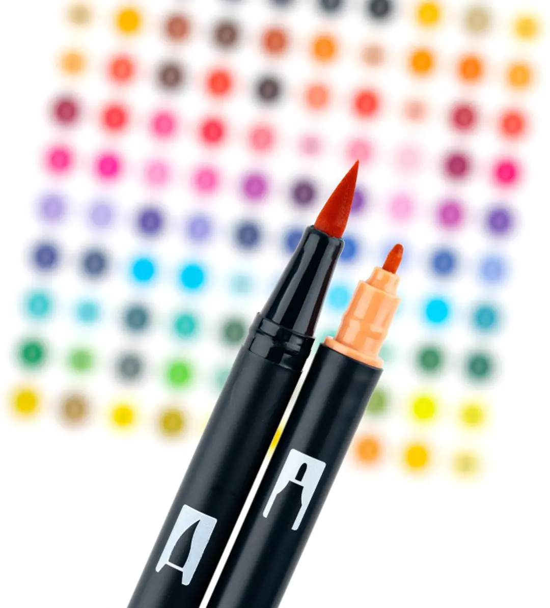 Tombow ABT Dual Brush Pen Manga Vogel Set - 6 Stuks - afbeelding 2 van 3