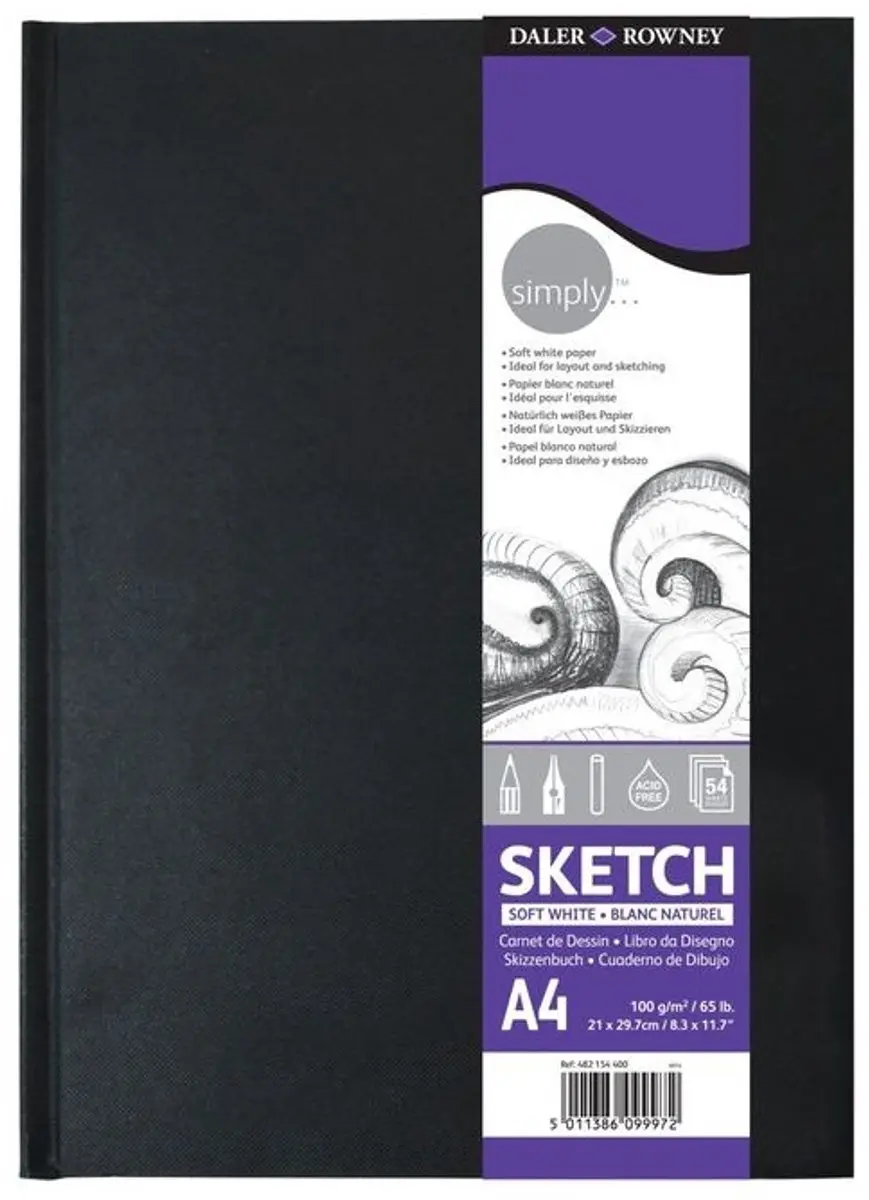 Daler-Rowney Simply Hardbound Schetsboek A4
