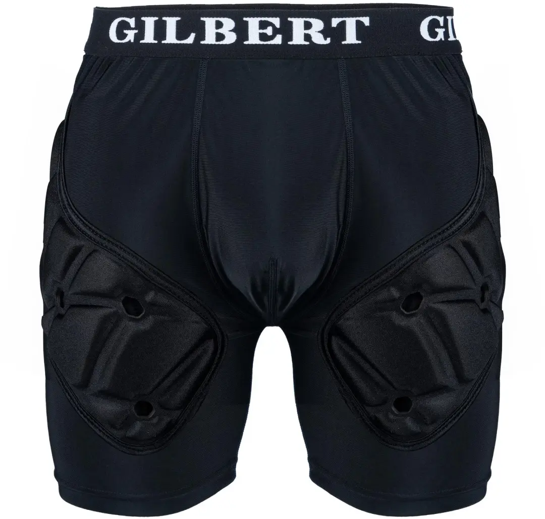 Gilbert XP25 Beschermende Shorts Junior - Zwart - afbeelding 2 van 2