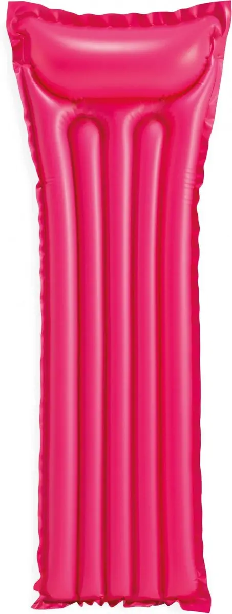 Intex Economats Opblaasbaar Luchtbed - Groen/Blauw/Roze - afbeelding 2 van 6