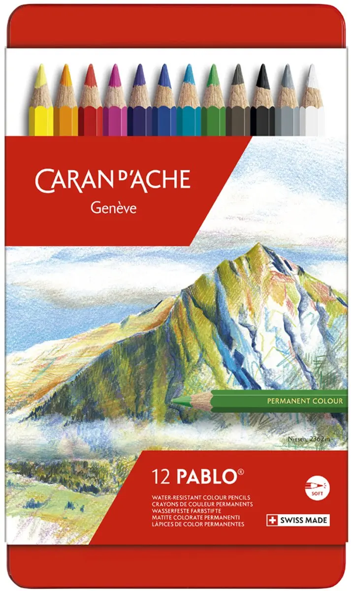 Caran d'Ache Pablo Kleurpotloden - Doos 30 stuks - afbeelding 6 van 6