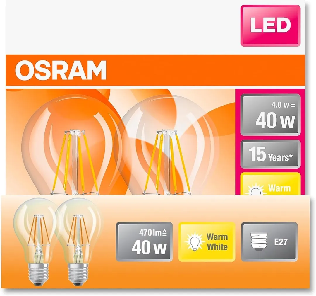 Osram LED Classic A 40 E27 4W