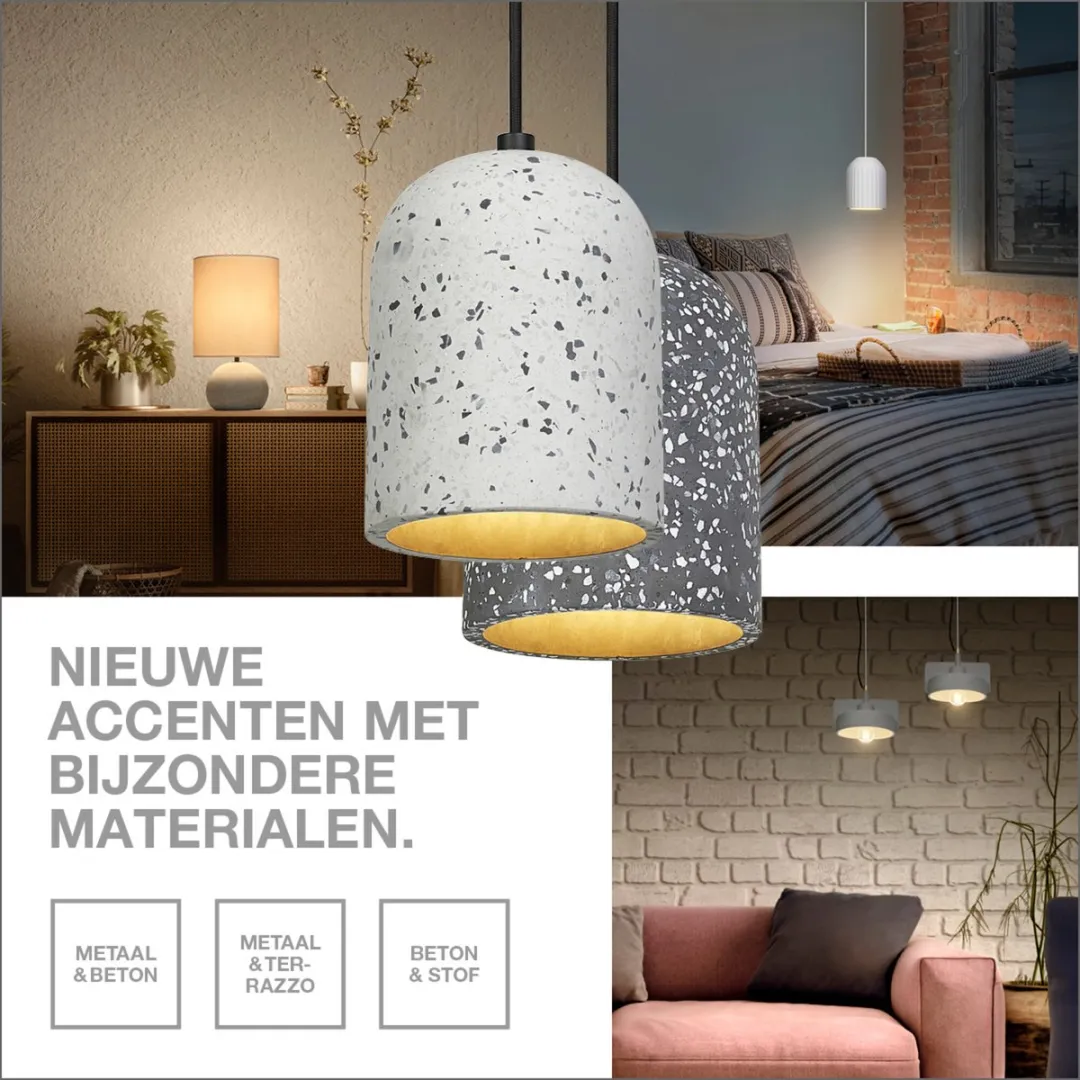 Osram Decor Terrazzo Hanglamp GU10 - Wit - Ø100mm