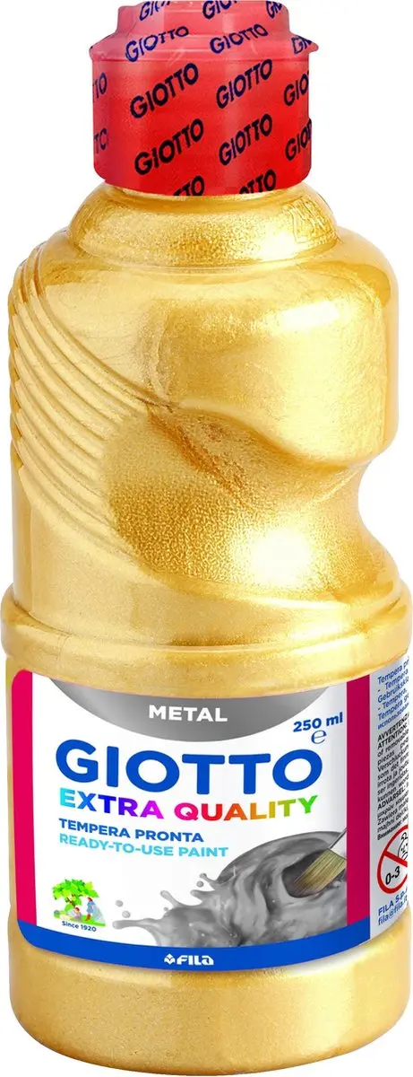 Giotto Bottle Metal Paint Goud 250ml - afbeelding 2 van 3