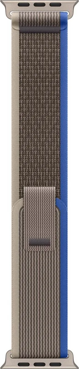 Apple Watch Ultra Trail bandje - 49mm - Blauw/Grijs- Small/Medium