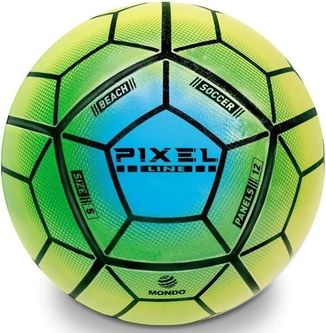 Mondo Beach Voetbal Pixel 23cm - Meerkleurig - afbeelding 5 van 5