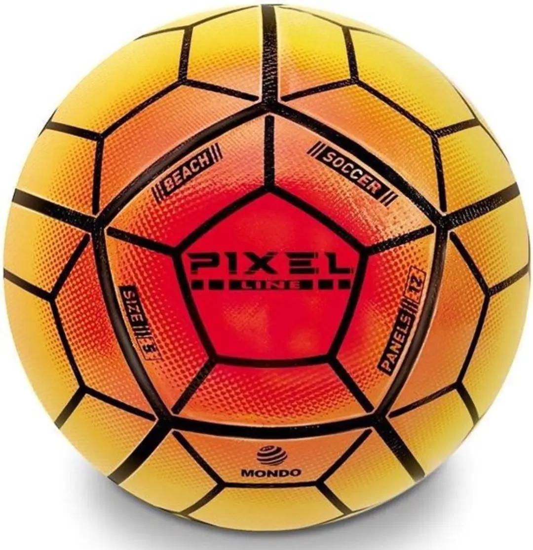 Mondo Beach Voetbal Pixel 23cm - Meerkleurig - afbeelding 3 van 5