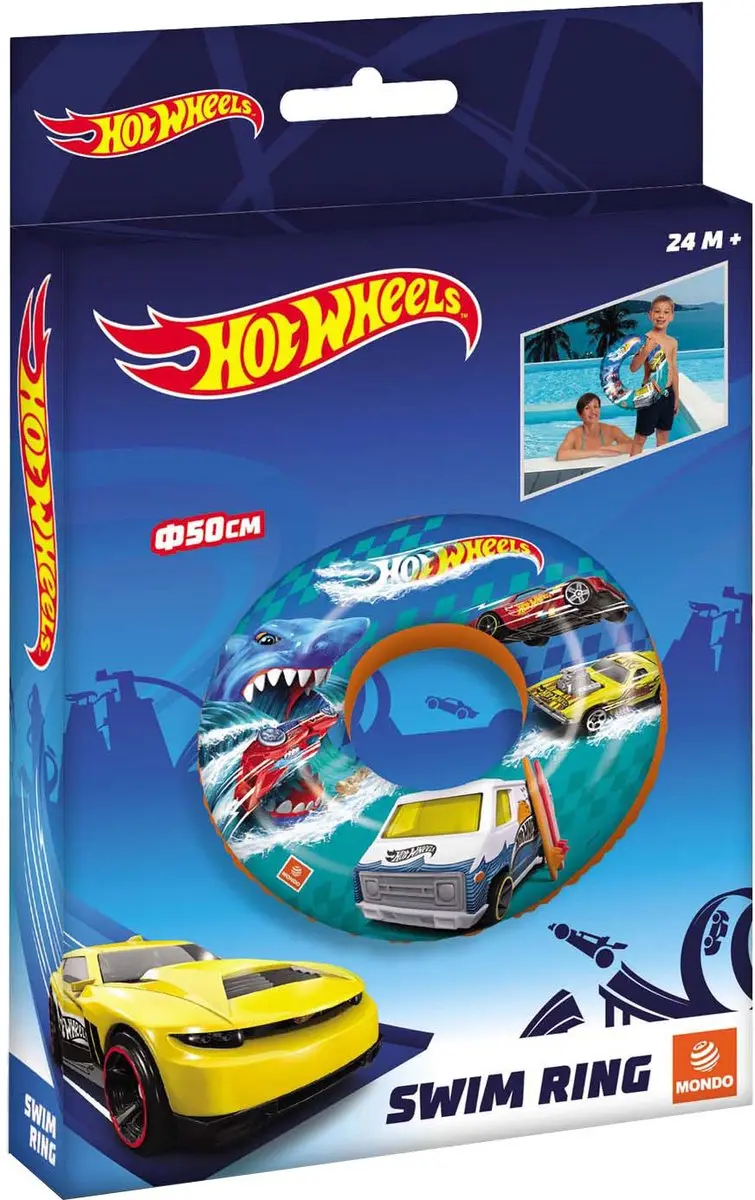Mondo Hot Wheels Zwemring 50cm
