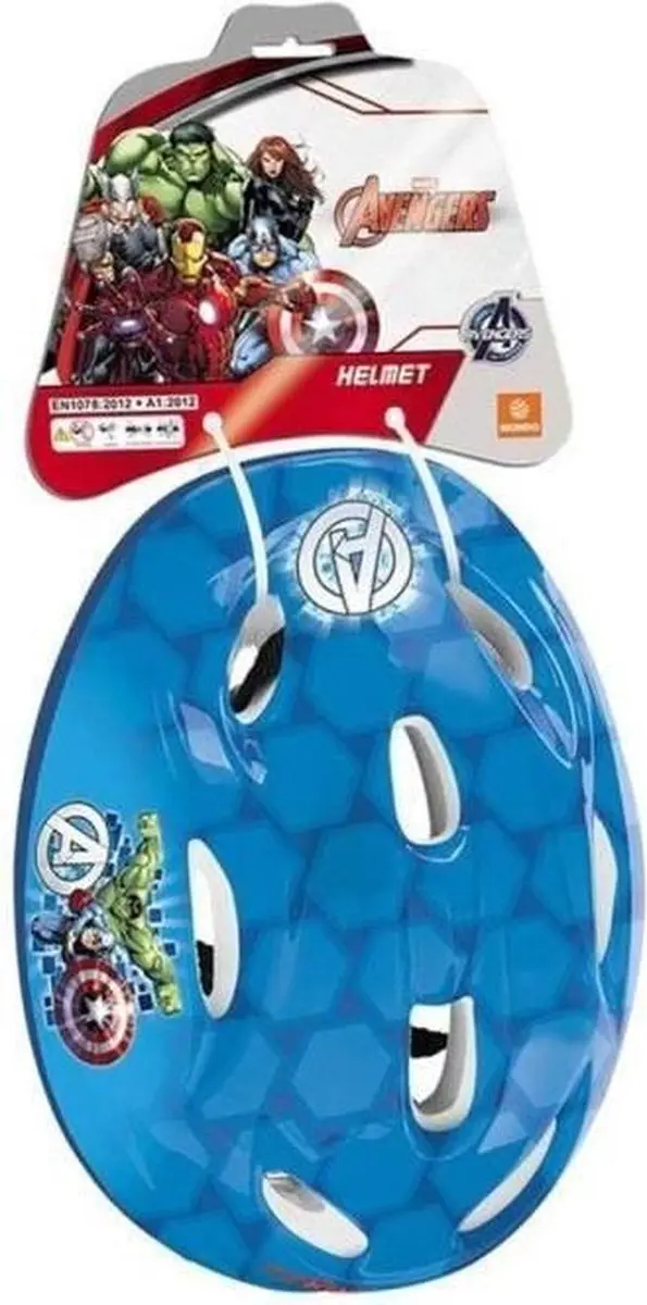 Mondo Marvel Avengers Kinderfietshelm 52-56cm - Rood - afbeelding 4 van 5