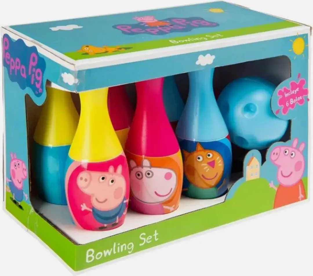 Peppa Pig Bowlingset 8dlg