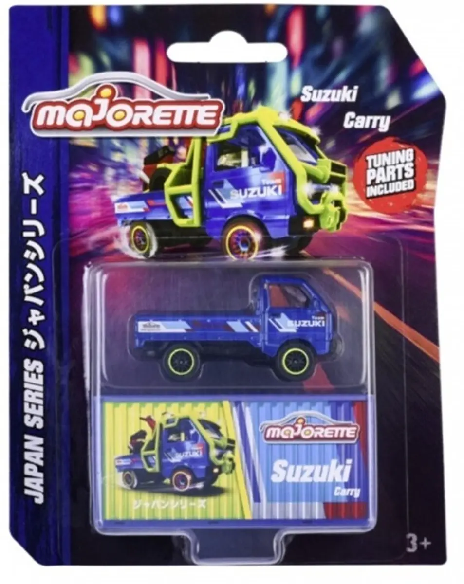 SUZUKI CARRY TUNING PARTS INCUDED MAJORETTE LIMITED EDITION VINTAGE JAPAN SERIES