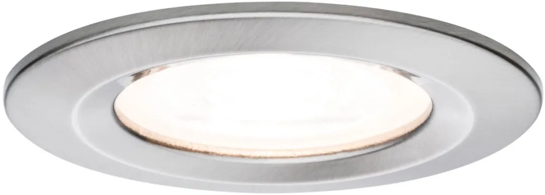 Paulmann Nova Basisset LED-inbouwlamp 3x6,5W 460lm 2700K - Staal geborsteld