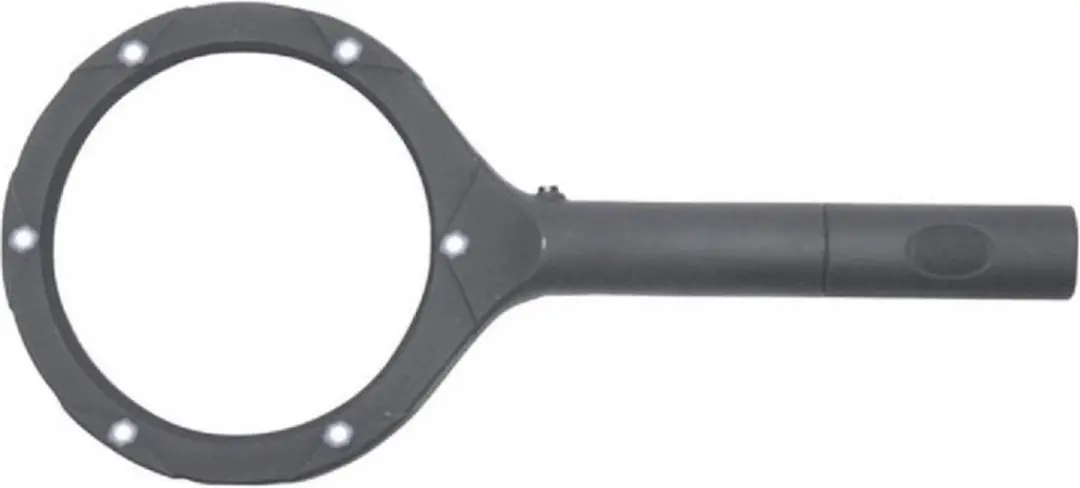 2x Loep/loupe/vergrootglas
