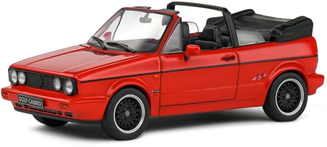 Modelauto Volkswagen Golf I Cabriolet Sportline red