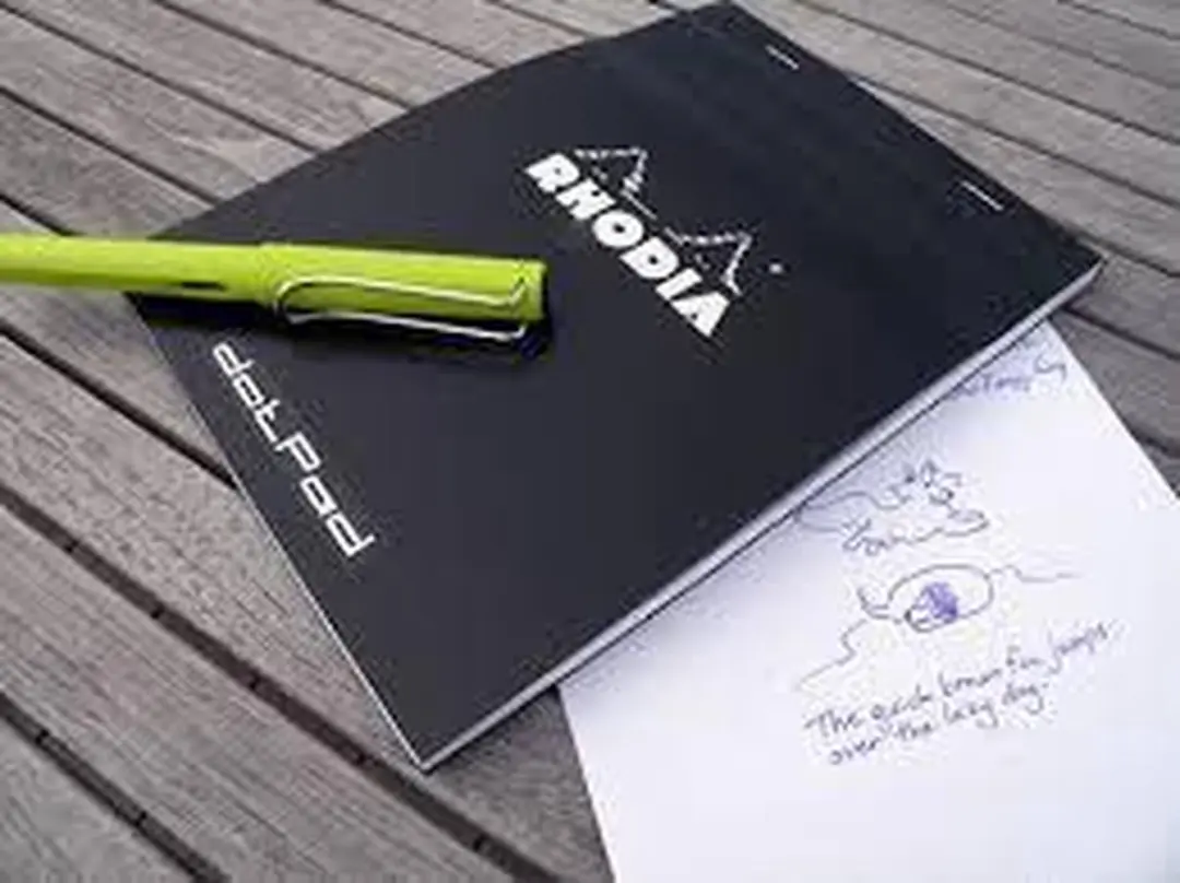 Rhodia Dot Pad No.18 Notitieblok A4 Dotted - 80 vel - Zwart - afbeelding 5 van 6