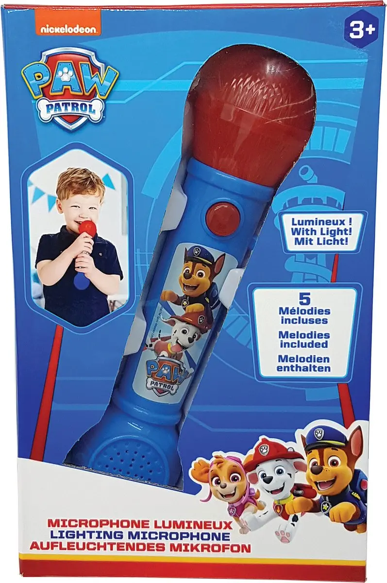 Lexibook Paw Patrol Verlichtingsmicrofoon - Blauw - afbeelding 2 van 6